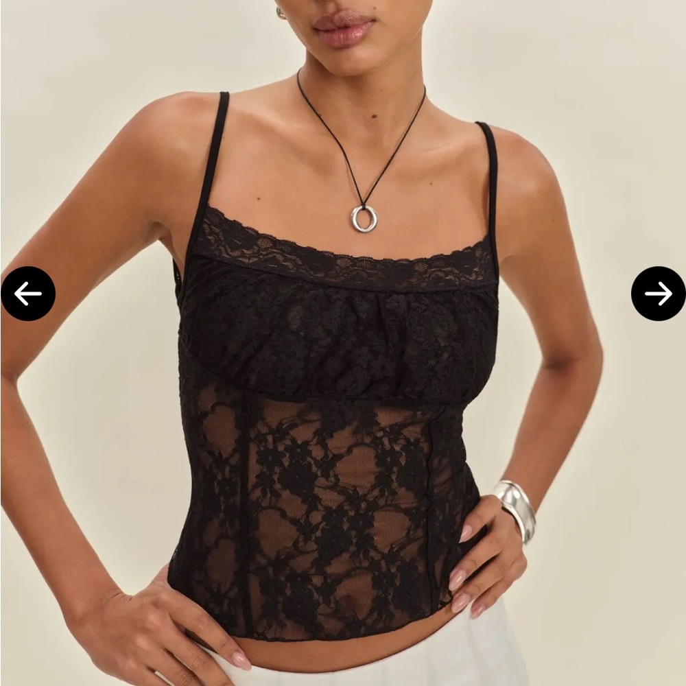 Reformation Amira Knit Top